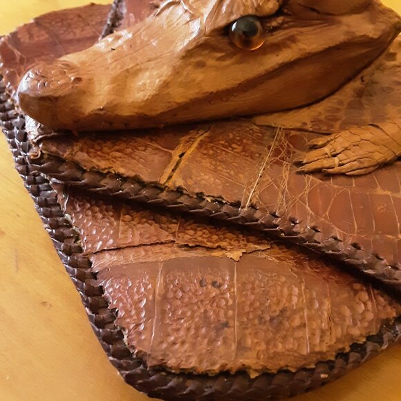 50's Vintage Alligator Leather Purse - Picture 3 of 15